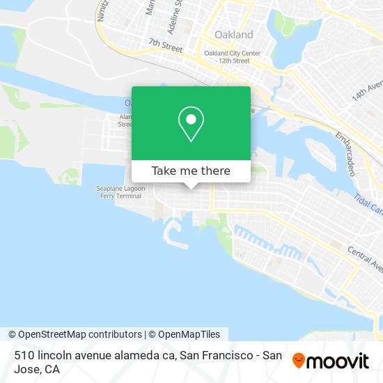 510 lincoln avenue alameda ca map