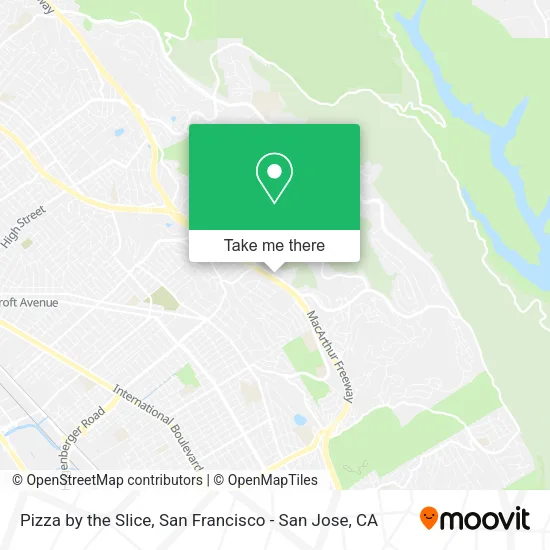 Pizza by the Slice map