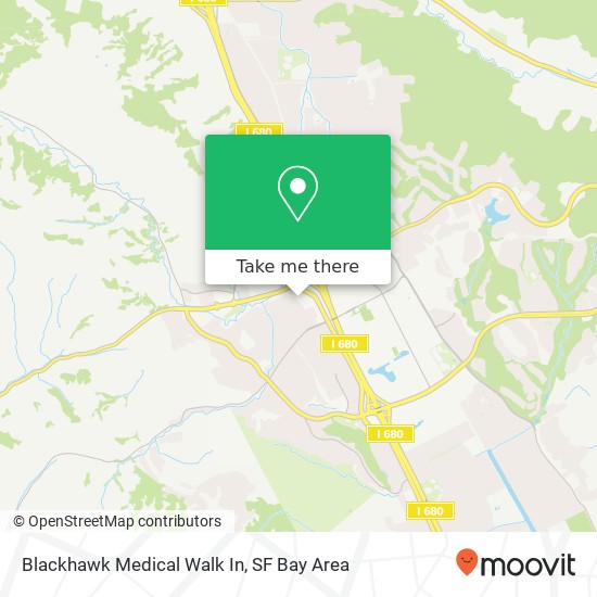 Blackhawk Medical Walk In map