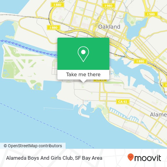 Mapa de Alameda Boys And Girls Club