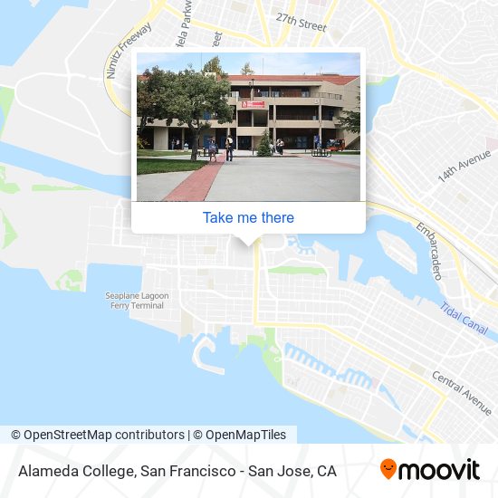 Alameda College map