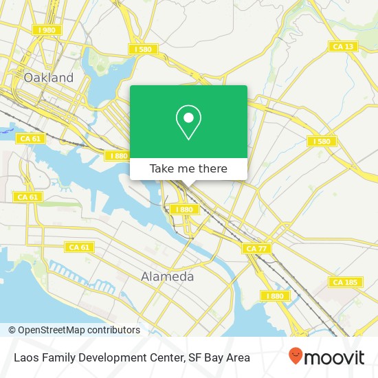 Laos Family Development Center map