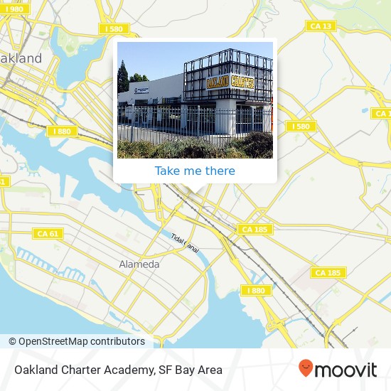 Oakland Charter Academy map