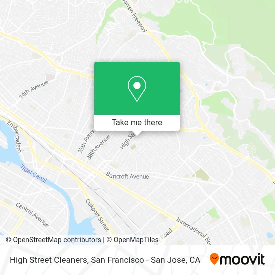 High Street Cleaners map