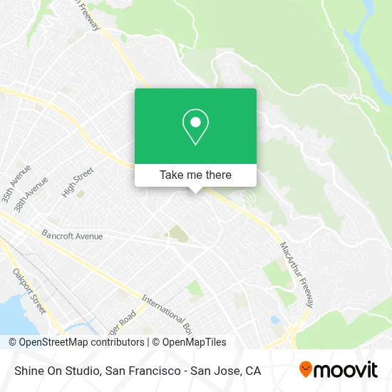 Shine On Studio map