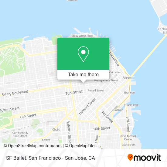 SF Ballet map