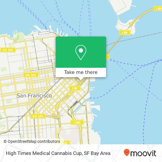 Mapa de High Times Medical Cannabis Cup