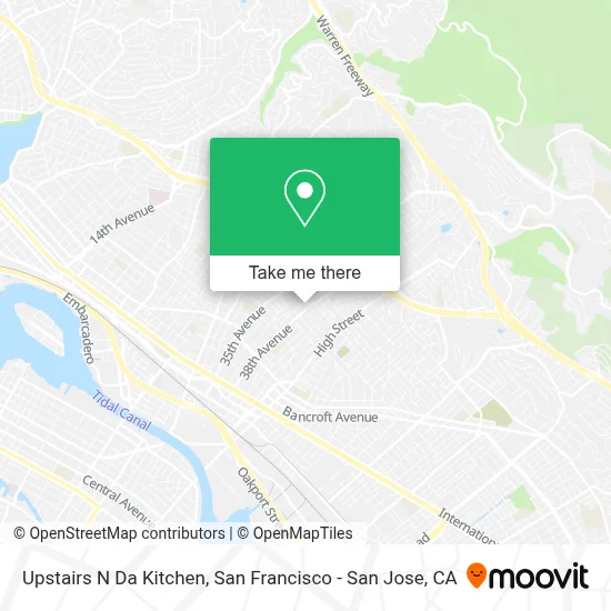 Upstairs N Da Kitchen map