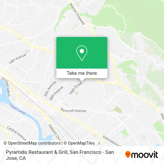 Pyramids Restaurant & Grill map