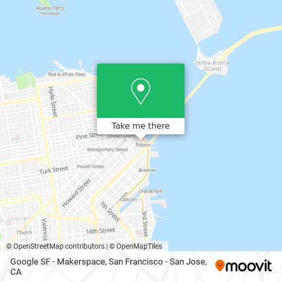 Google SF - Makerspace map