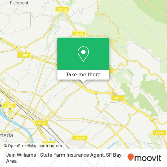 Mapa de Jain Williams - State Farm Insurance Agent