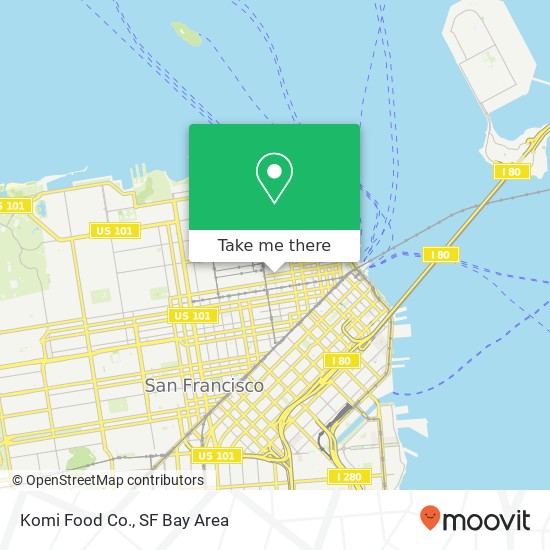 Komi Food Co. map