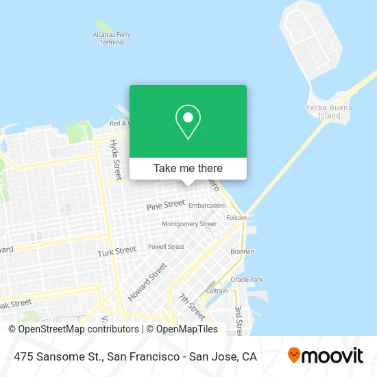 Mapa de 475 Sansome St.
