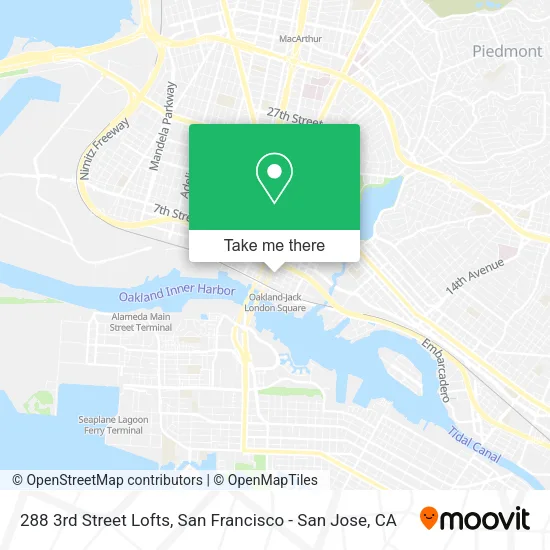 288 3rd Street Lofts map