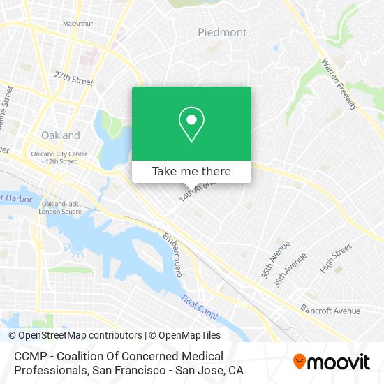 CCMP - Coalition Of Concerned Medical Professionals map
