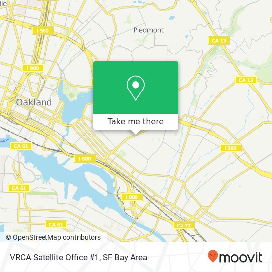 VRCA Satellite Office #1 map
