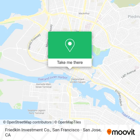 Friedkin Investment Co. map