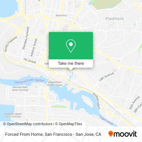 Forced From Home map