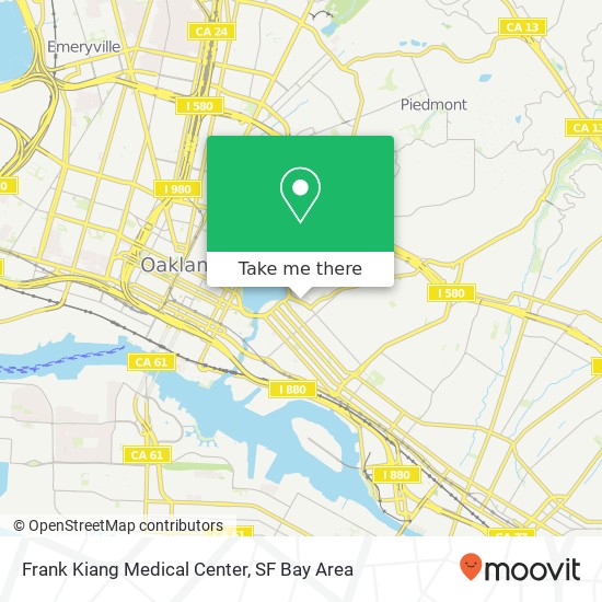 Mapa de Frank Kiang Medical Center
