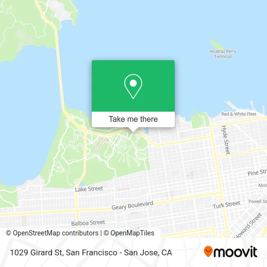Mapa de 1029 Girard St