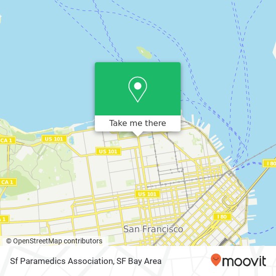 Mapa de Sf Paramedics Association