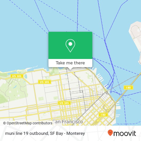 Mapa de muni line 19 outbound