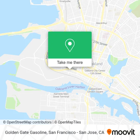 Golden Gate Gasoline map