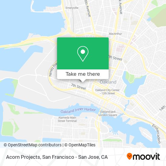 Acorn Projects map