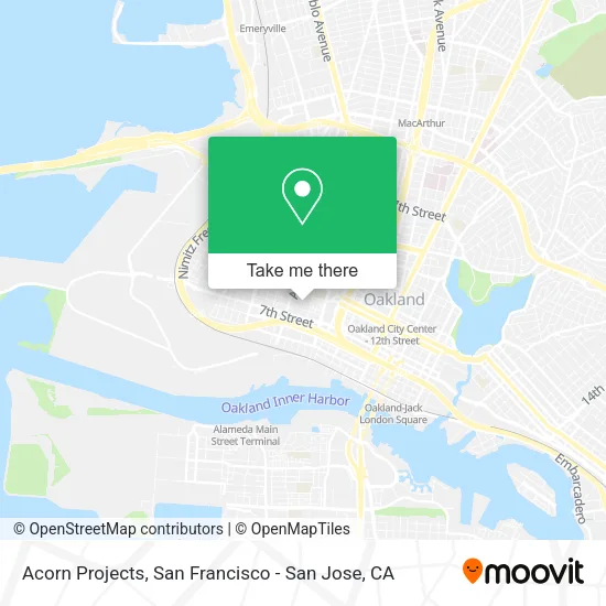 Acorn Projects map