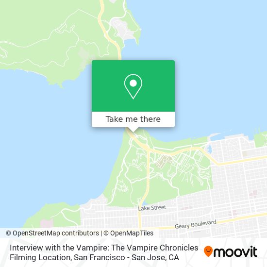 Mapa de Interview with the Vampire: The Vampire Chronicles Filming Location