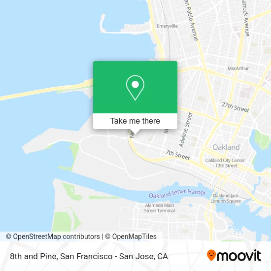 Mapa de 8th and Pine