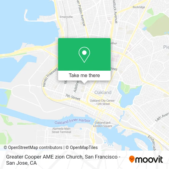 Mapa de Greater Cooper AME zion Church