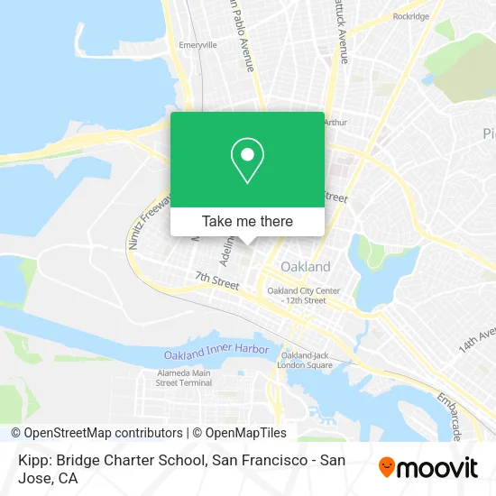 Mapa de Kipp: Bridge Charter School