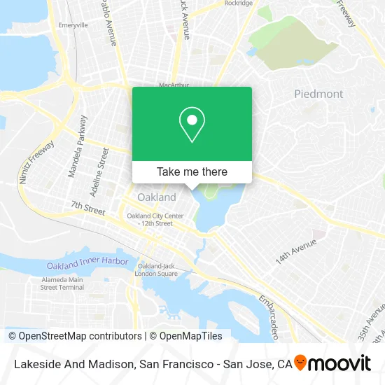 Lakeside And Madison map