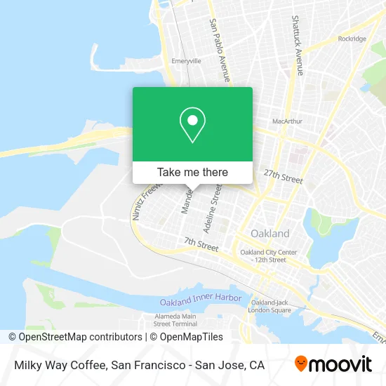 Mapa de Milky Way Coffee