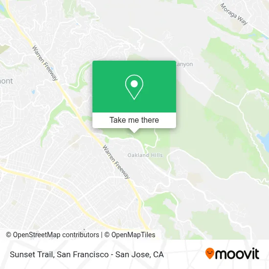 Sunset Trail map