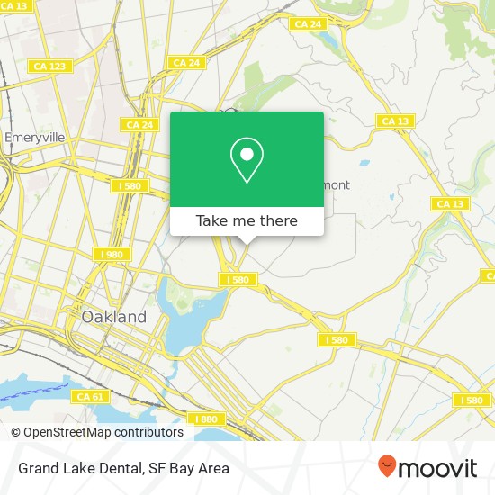 Mapa de Grand Lake Dental