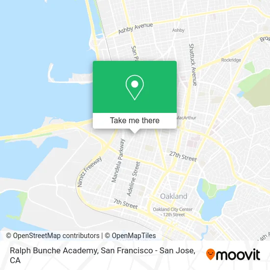 Ralph Bunche Academy map