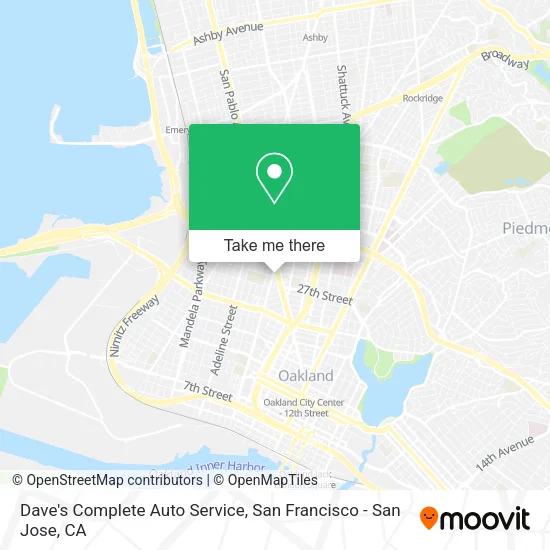 Mapa de Dave's Complete Auto Service