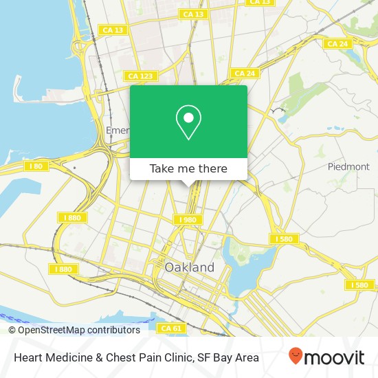 Mapa de Heart Medicine & Chest Pain Clinic