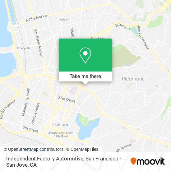 Mapa de Independent Factory Automotive