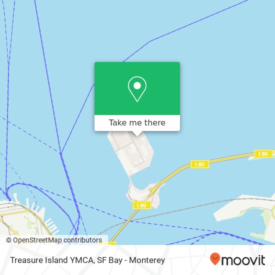 Treasure Island YMCA map