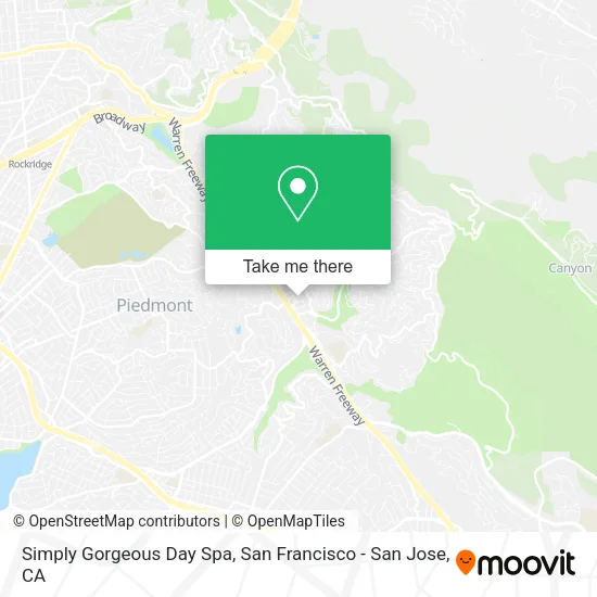 Mapa de Simply Gorgeous Day Spa