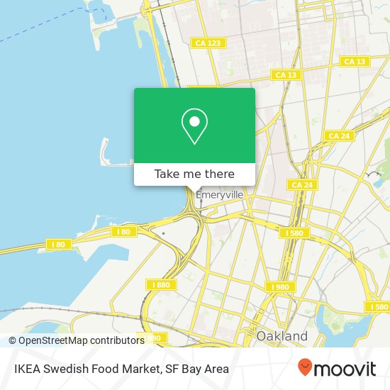 IKEA Swedish Food Market map