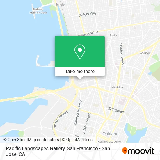 Pacific Landscapes Gallery map