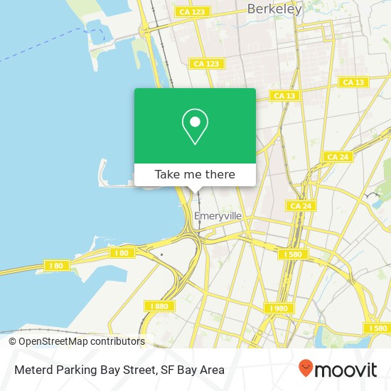 Meterd Parking Bay Street map