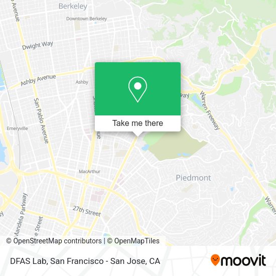 DFAS Lab map