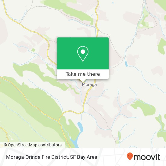 Mapa de Moraga-Orinda Fire District