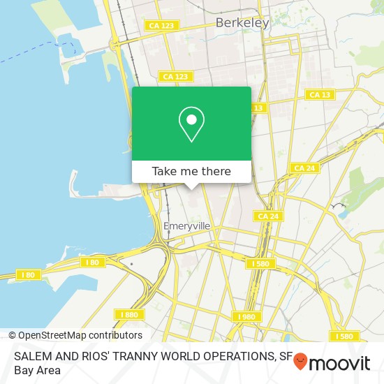 Mapa de SALEM AND RIOS' TRANNY WORLD OPERATIONS