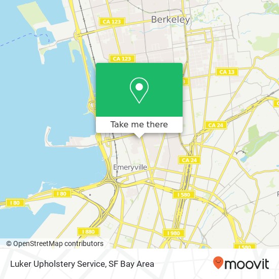 Mapa de Luker Upholstery Service